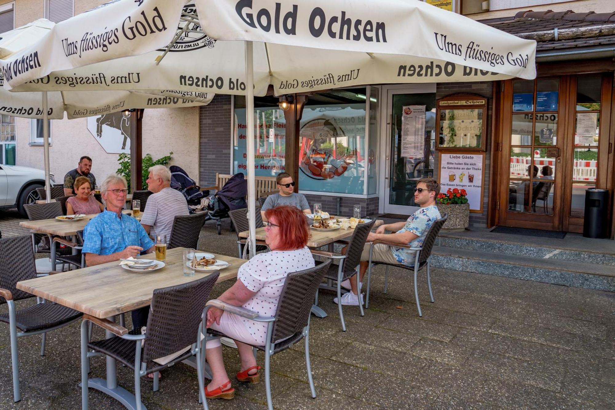 Landgasthof Ochsen Neresheim Exterior foto